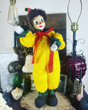 Load image into Gallery viewer, Vintage Standing Creepy Waving Clown 🤡 Doll
