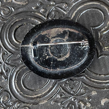 Load image into Gallery viewer, Victorian Mourning French Jet Cross Brooch
