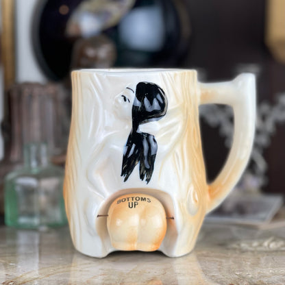 Antique Bottoms Up Booty Shaker Mug
