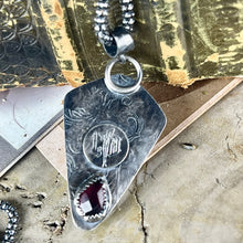 Load image into Gallery viewer, { Lilith } Velvet Obsidian &amp; Sterling Necklace
