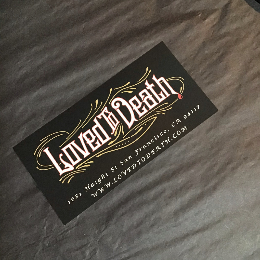 Sticker loved to death